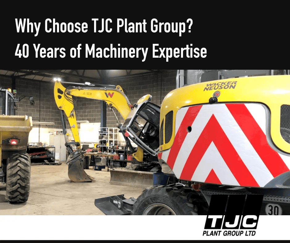 TJC Plant Group workshop providing construction machinery servicing and repairs